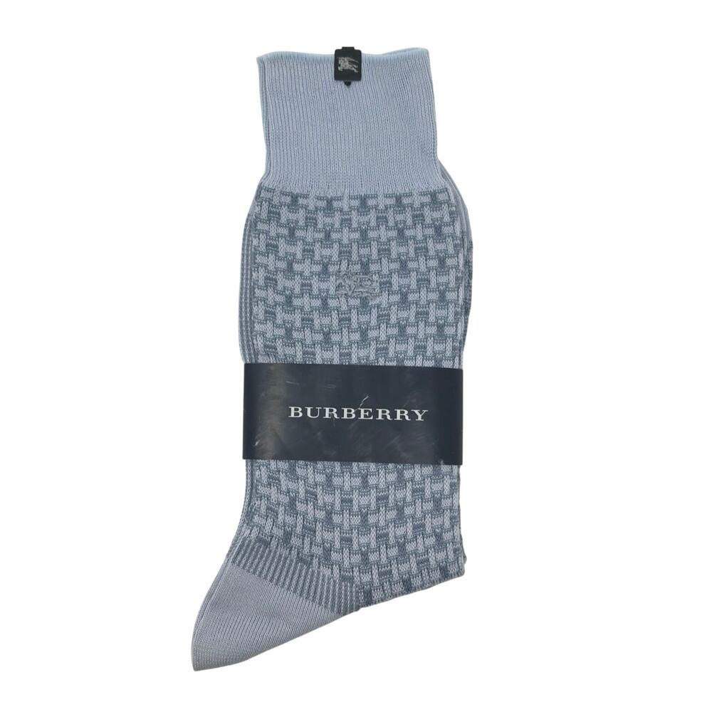 Burberry Light Blue Dress Socks